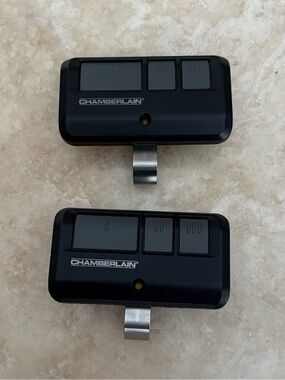 Chamberlain Black 3-Button Garage Door Remote (Set of 2)